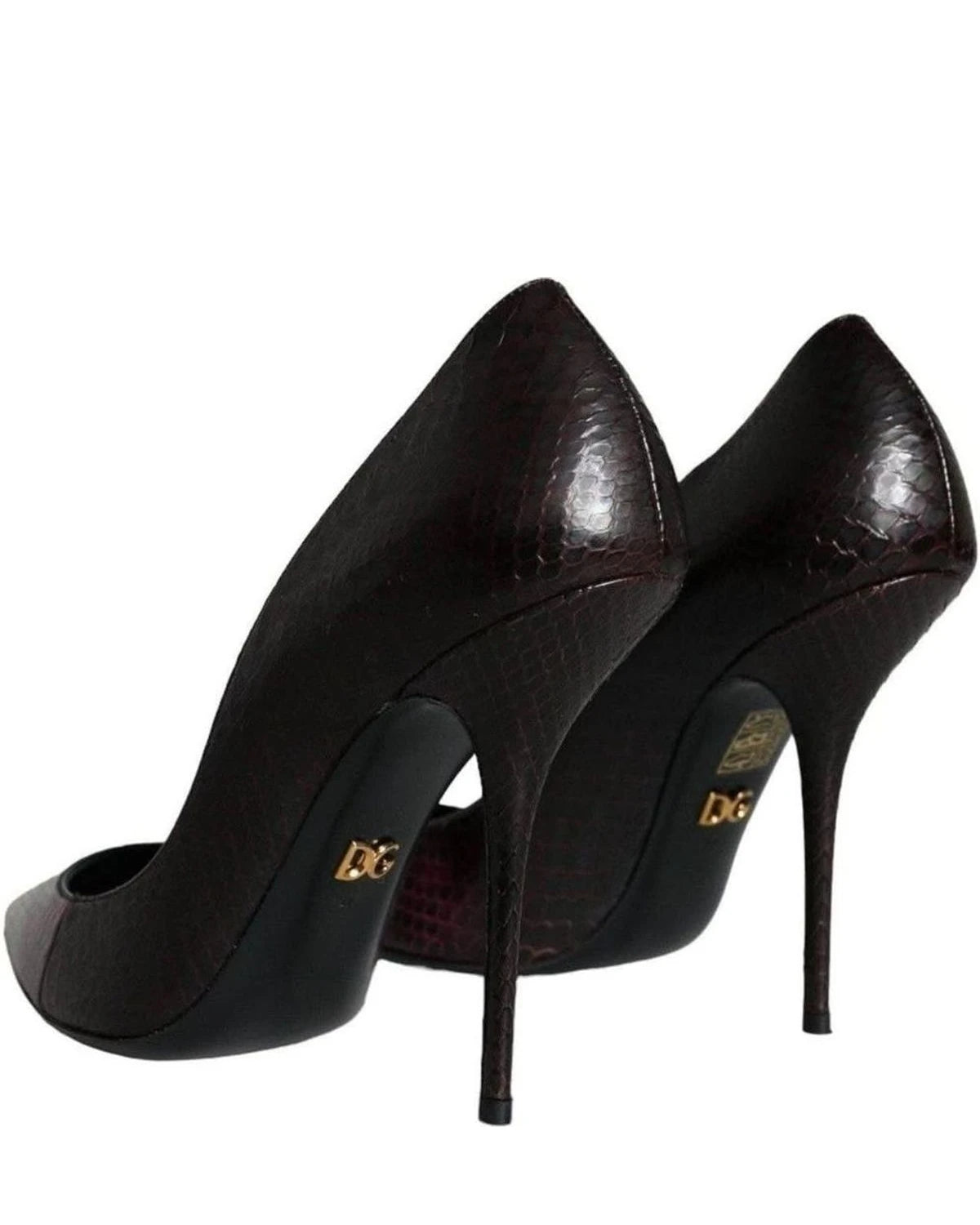 Dolce & Gabbana Multicolor Exotic Leather Heels Pumps Shoes Heels