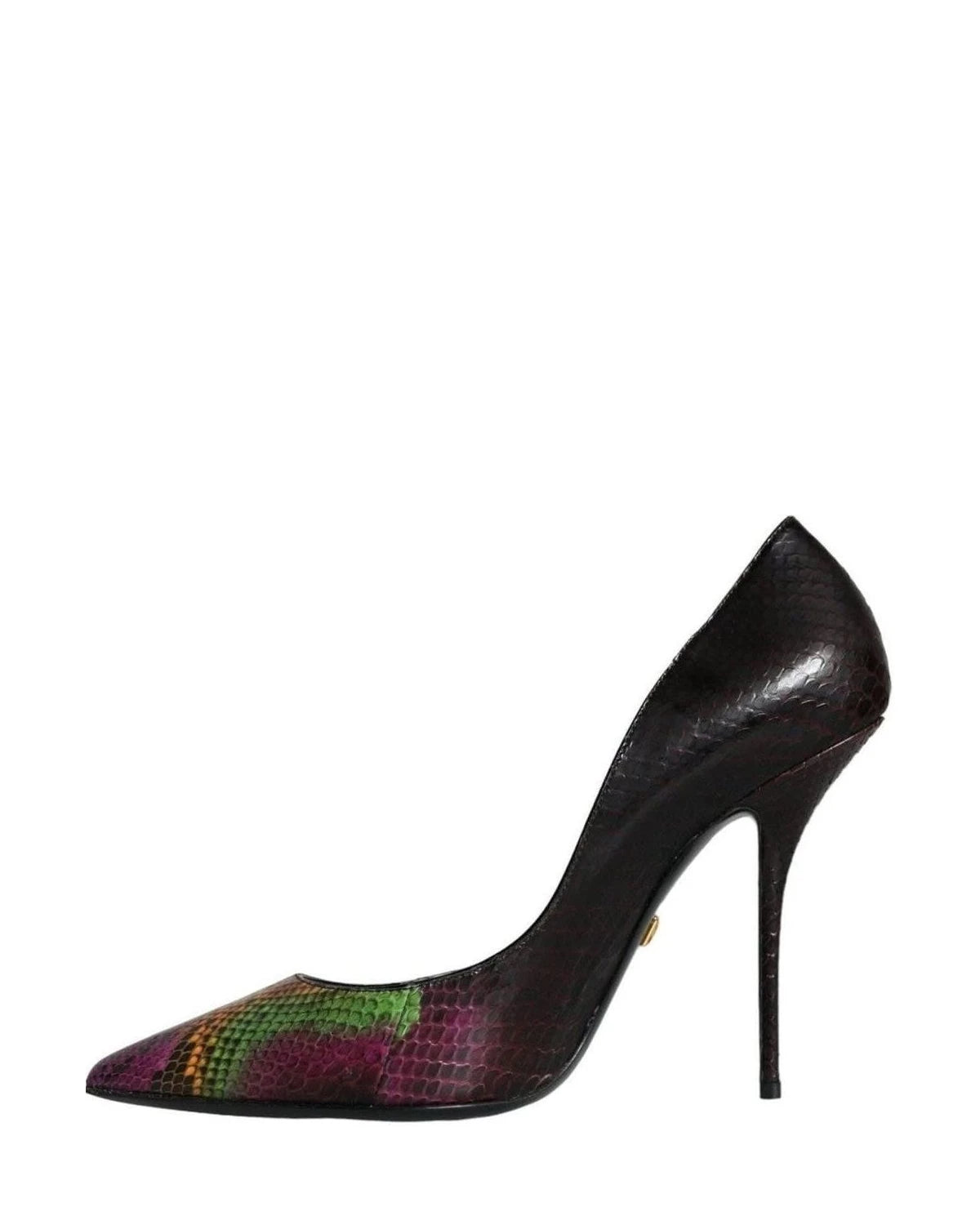 Dolce & Gabbana Multicolor Exotic Leather Heels Pumps Shoes Heels