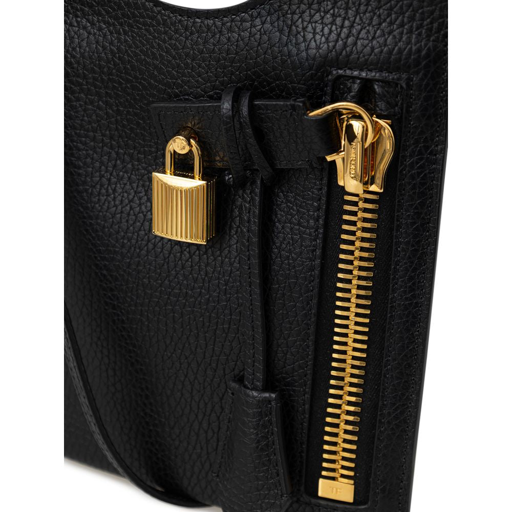Tom Ford Black Leather Shoulder Bag Glam Steals