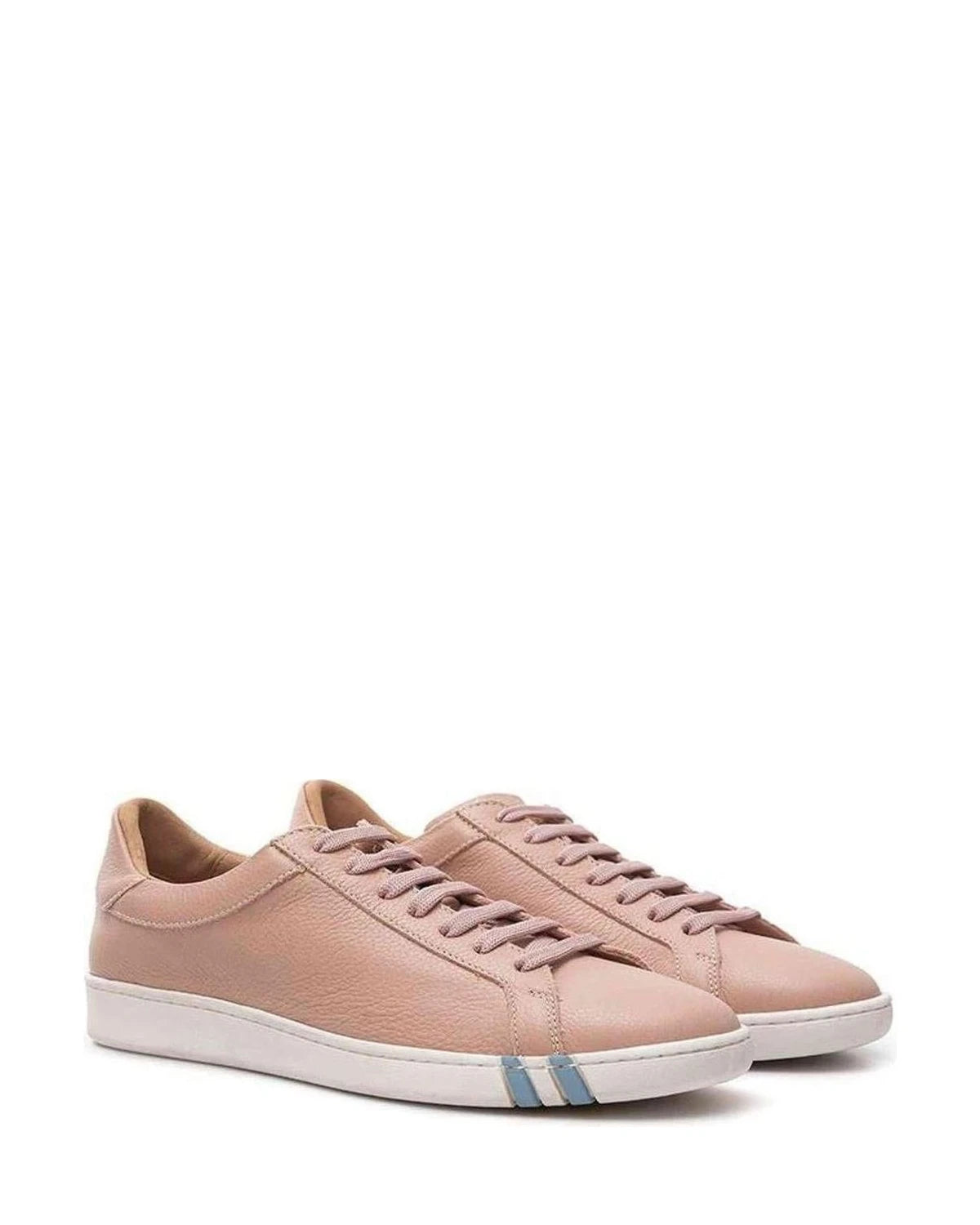 Bally Elegant Pink Leather Sneakers Sneakers