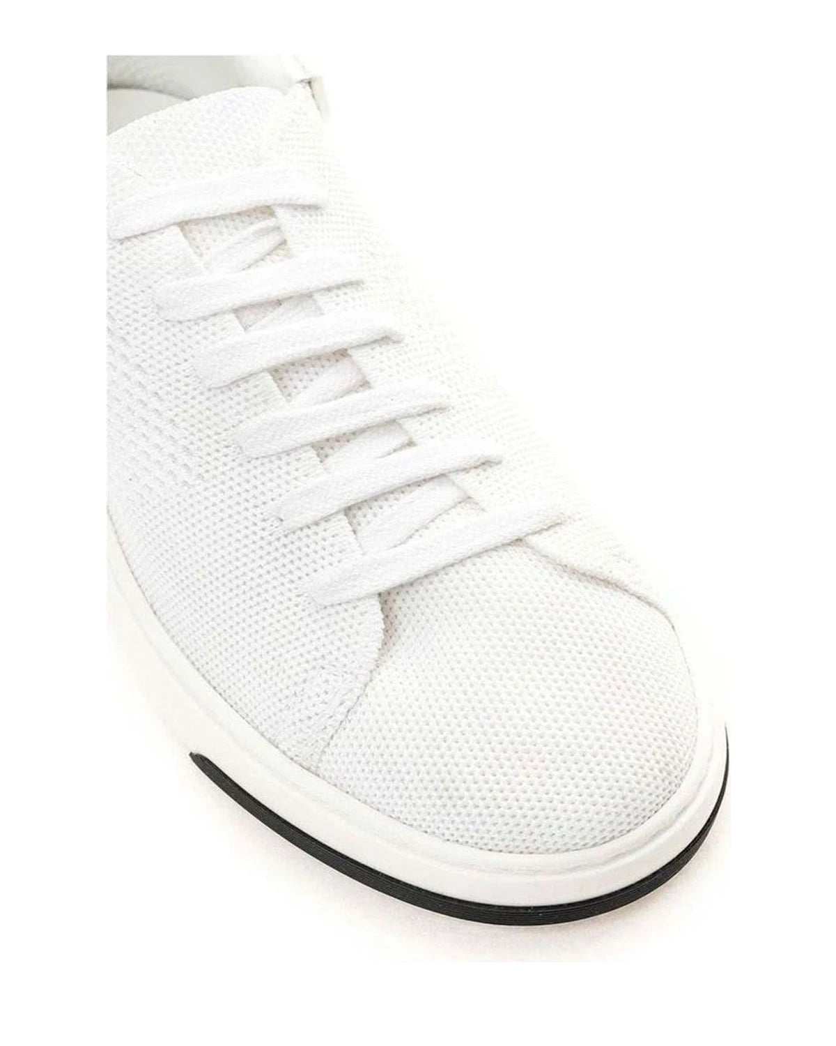 Casadei Elegant White Leather Sneakers Sneakers