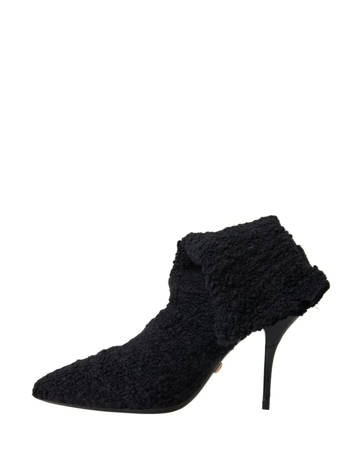 Dolce & Gabbana Elegant Virgin Wool Mid Calf Boots Boots