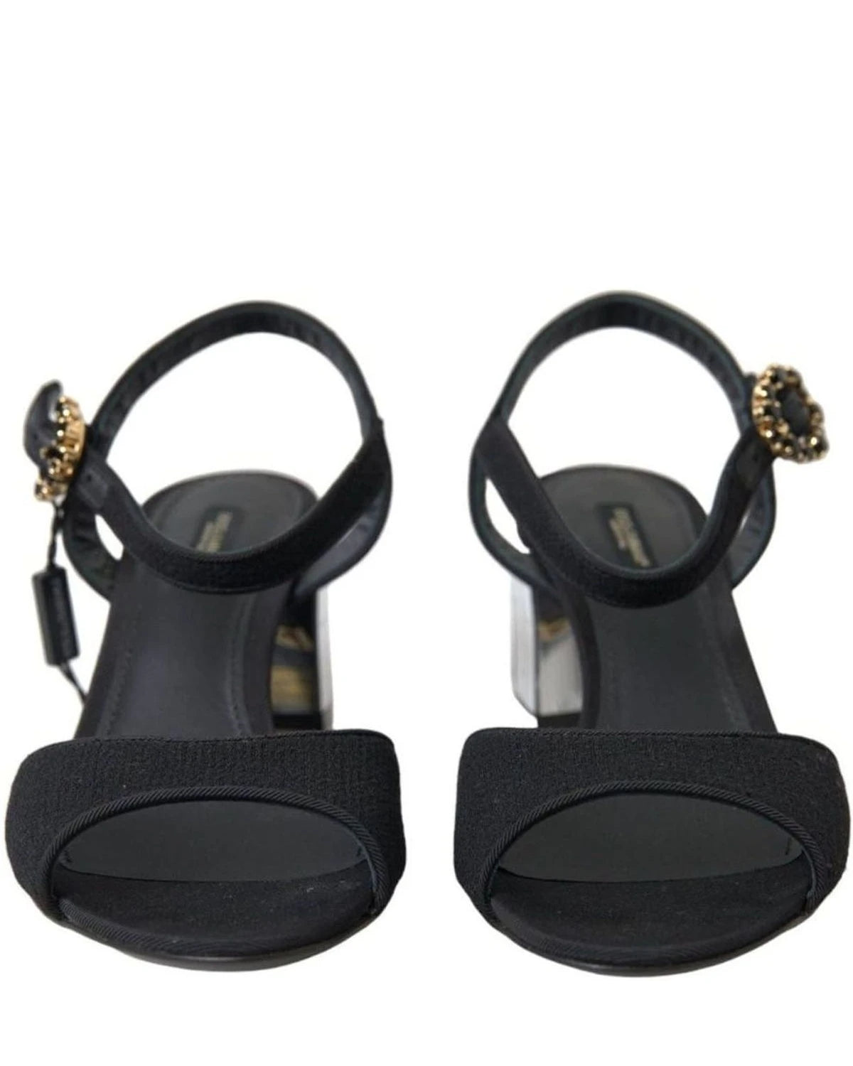 Dolce & Gabbana Mirror Heel Ankle Strap Sandals Heels