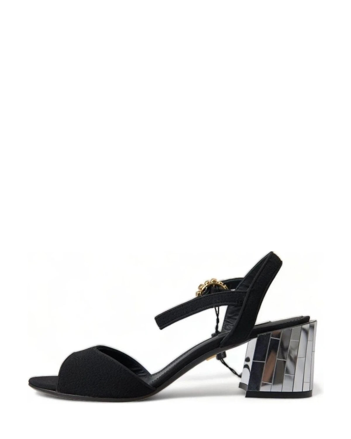 Dolce & Gabbana Mirror Heel Ankle Strap Sandals Heels
