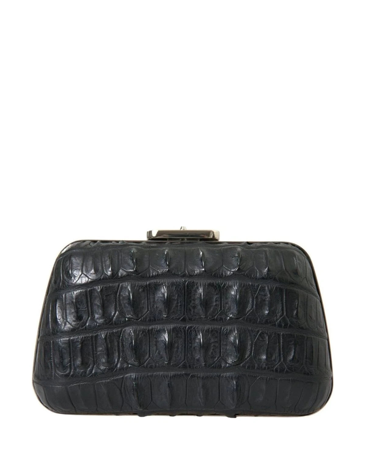 Balenciaga Elegant Crocodile Leather Evening Clutch Clutch Bags