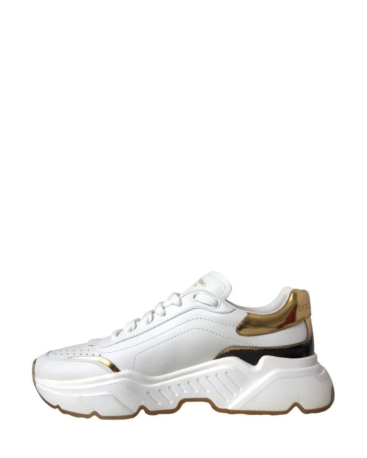 Dolce & Gabbana White Daymaster Leather Sneakers Shoes Sneakers