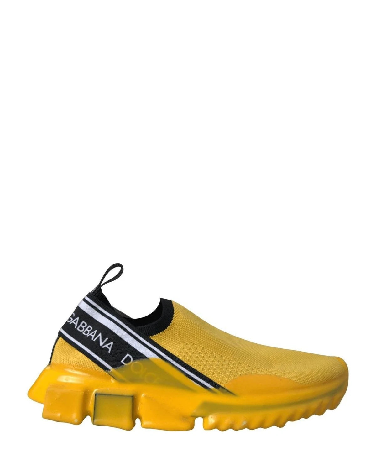 Dolce & Gabbana Yellow Sorrento Slip On Sneakers Women Shoes Glam Steals