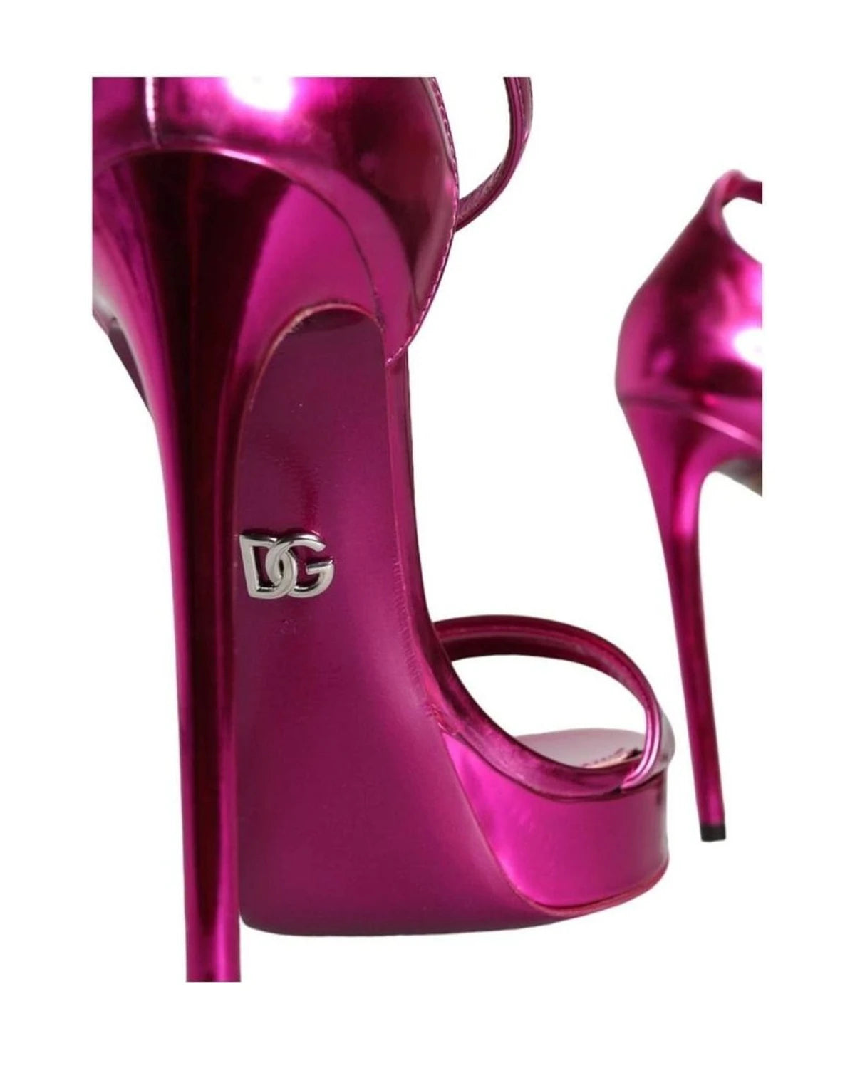 Dolce & Gabbana Fuchsia Keira Heels Ankle Strap Sandals Shoes Heels