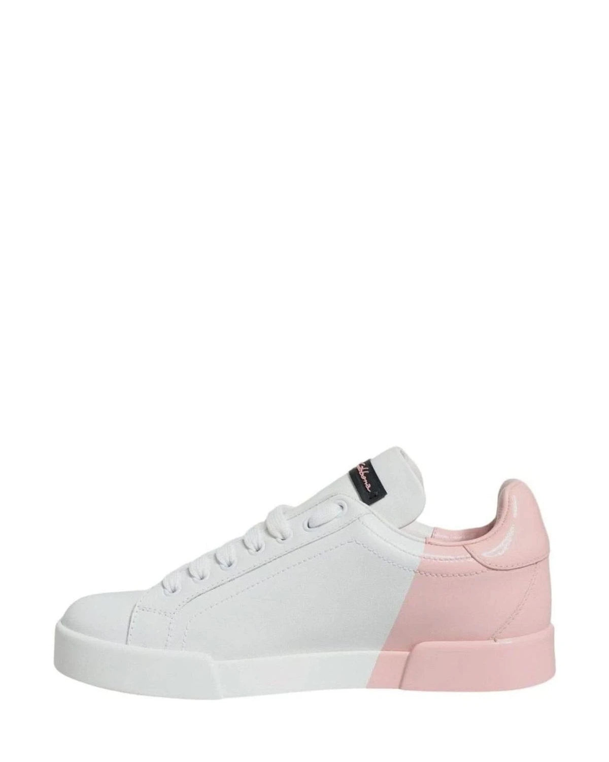 Dolce & Gabbana White Portofino Low Top Sneakers Shoes Sneakers