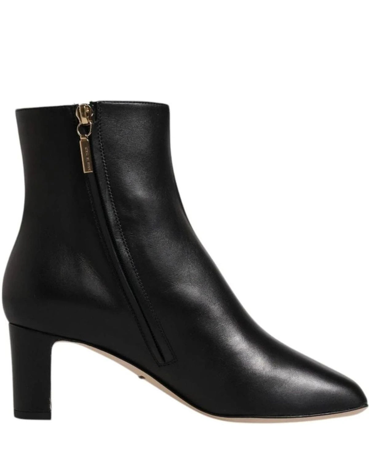 Dolce & Gabbana Black Jackie Leather Mid Calf Boots Shoes Boots