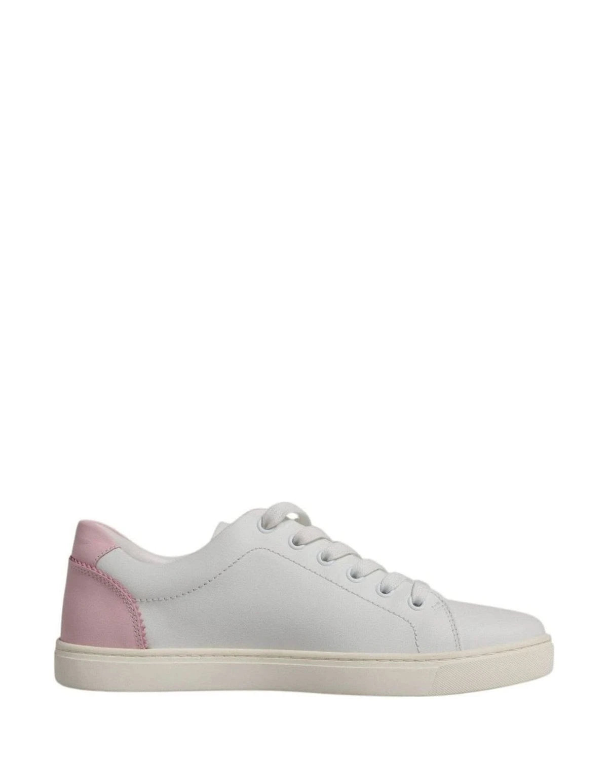 Dolce & Gabbana White Classic Calf Leather Sneakers Shoes Sneakers