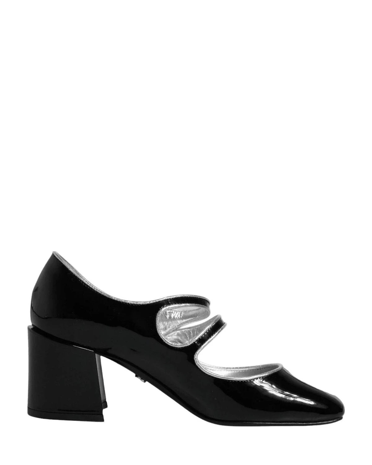 Dolce & Gabbana Black Patent Leather Crystal Mary Jane Pumps Shoes Heels