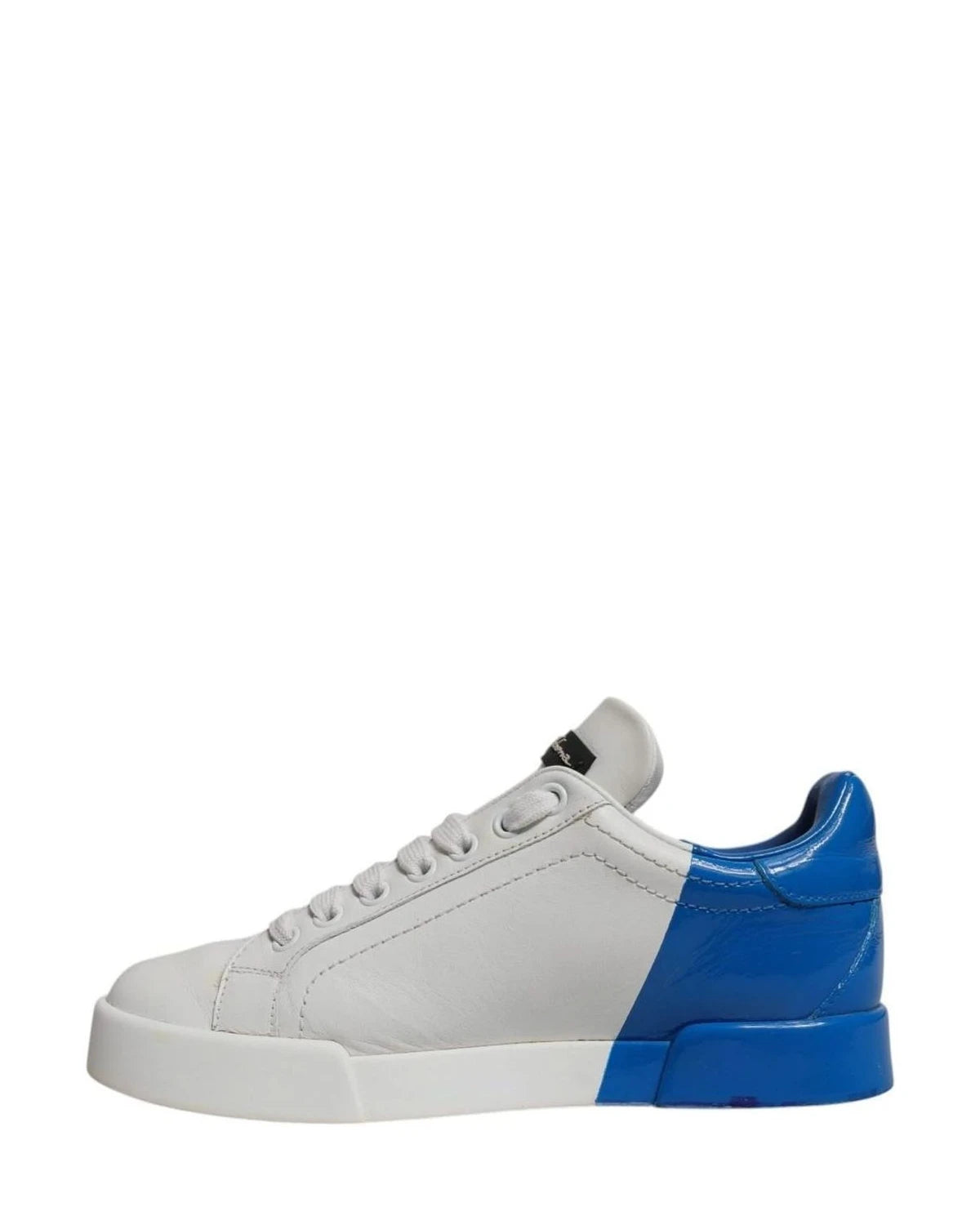 Dolce & Gabbana Blue Logo Portofino Sneakers Shoes Sneakers