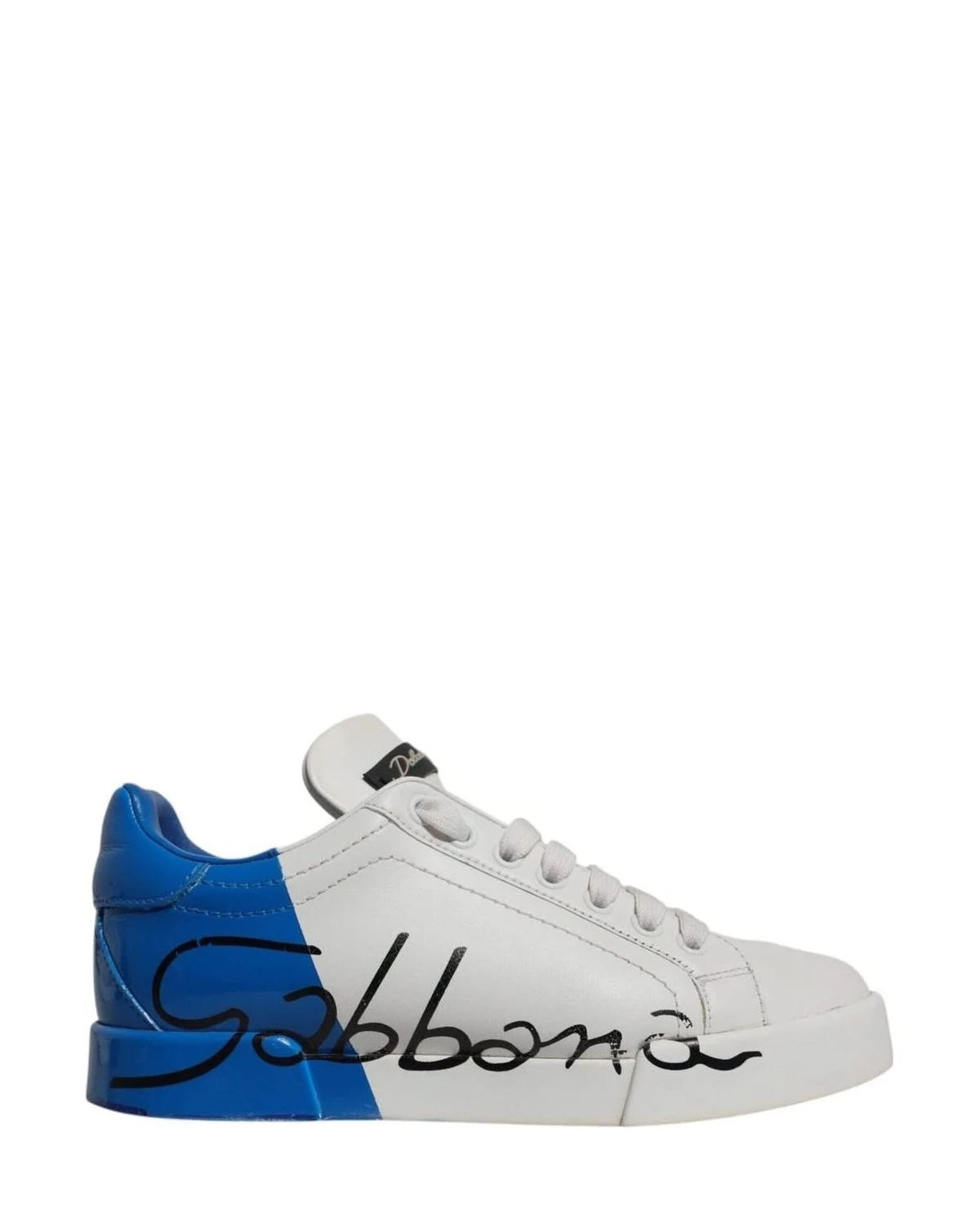Dolce & Gabbana Blue Logo Portofino Sneakers Shoes Sneakers