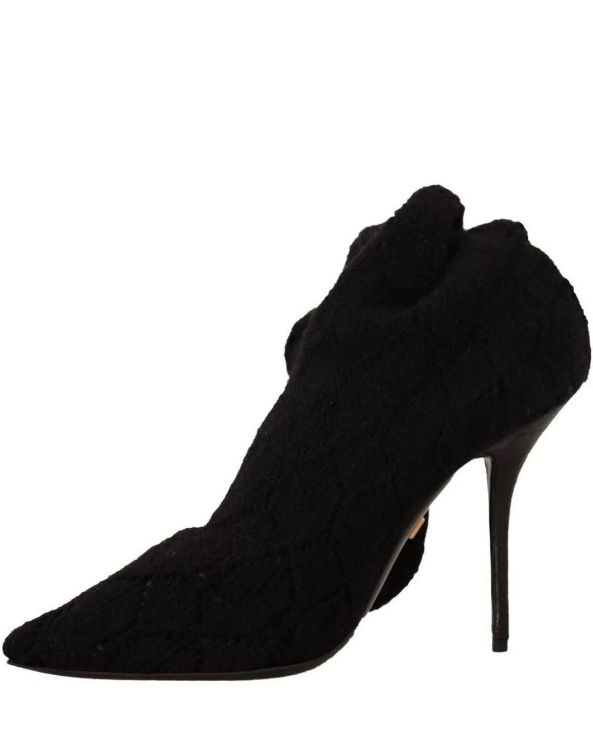 Dolce & Gabbana Black Elegant Stretch Socks Boots Boots