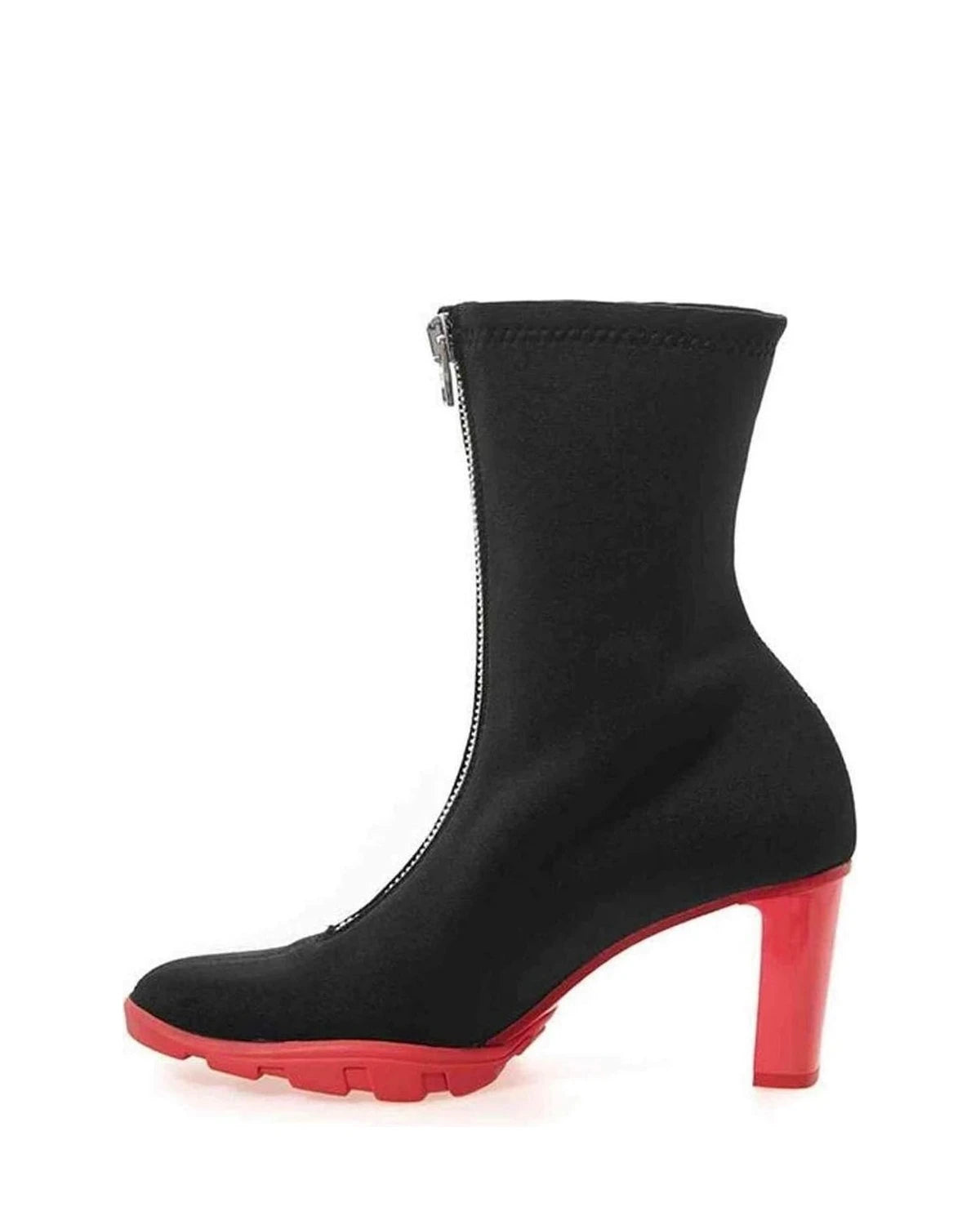 Alexander Mcqueen Black Neoprene Boot Boots