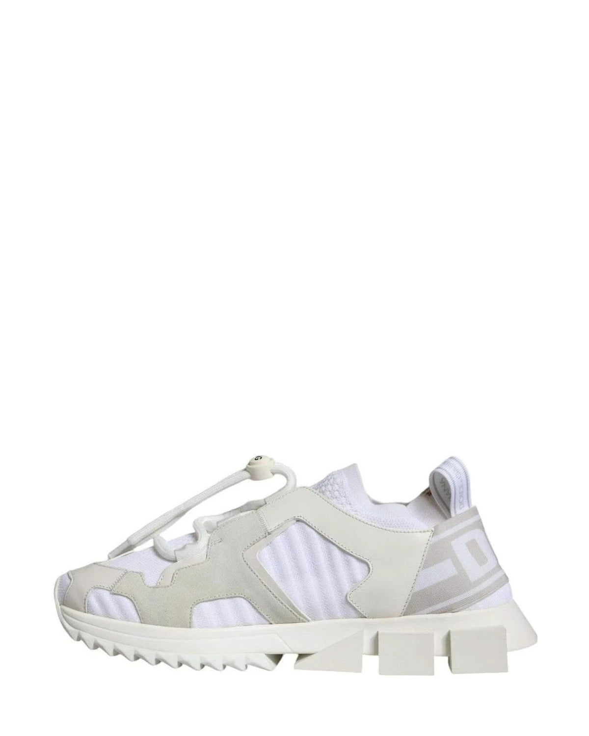 Dolce & Gabbana White Mesh Sorrento Trekking Sneakers Shoes Sneakers