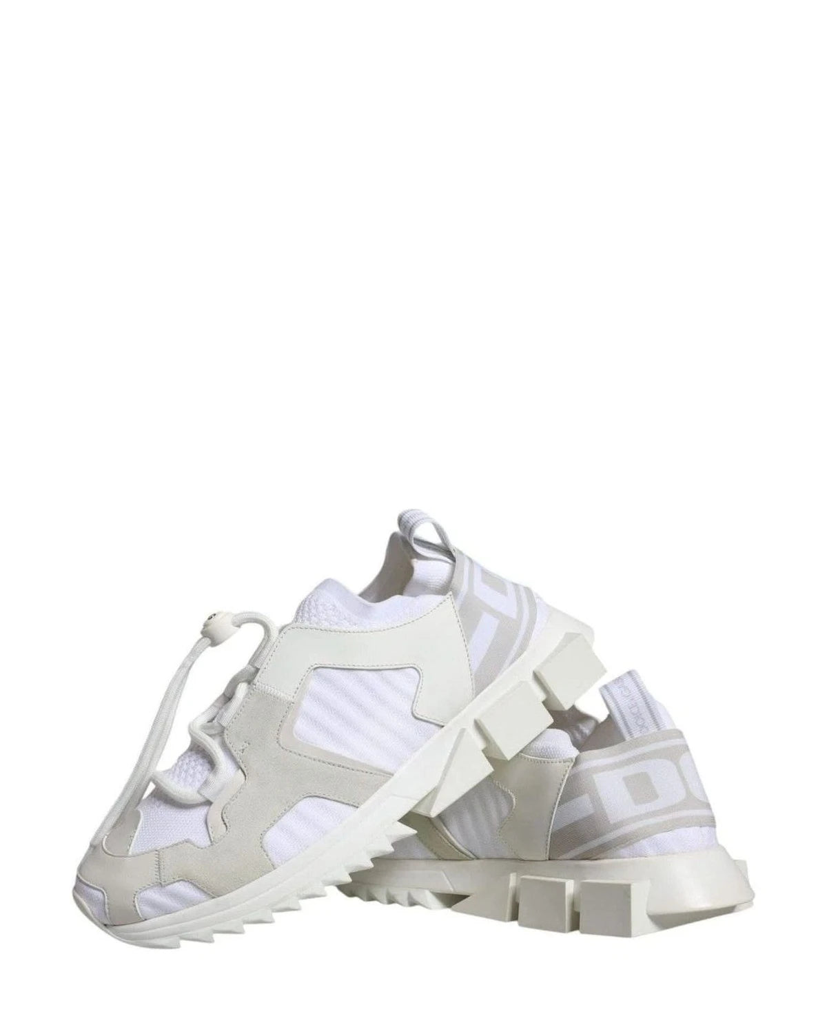 Dolce & Gabbana White Mesh Sorrento Trekking Sneakers Shoes Sneakers