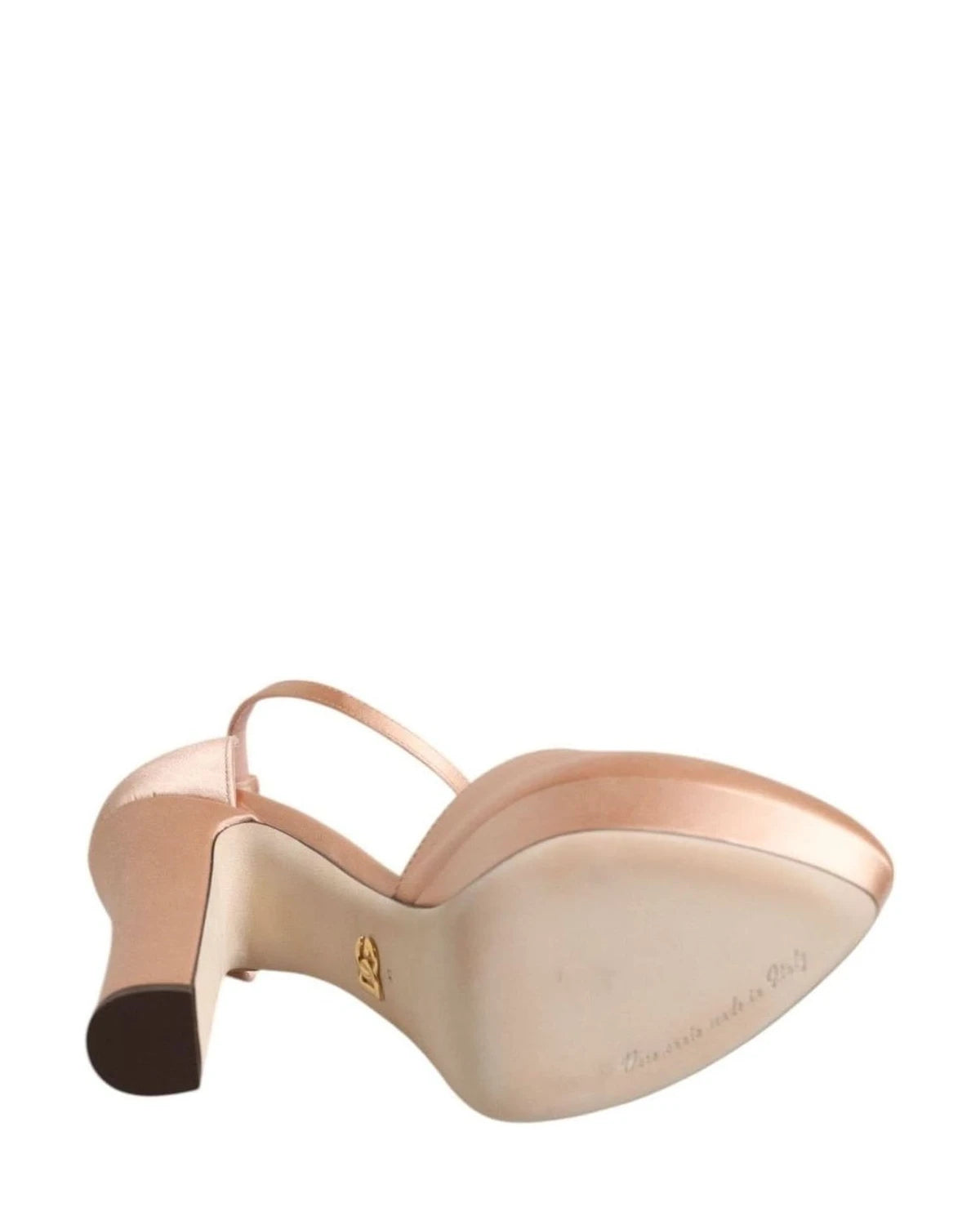 Dolce & Gabbana Pink Block Heels Ankle Strap Sandals Shoes Heels