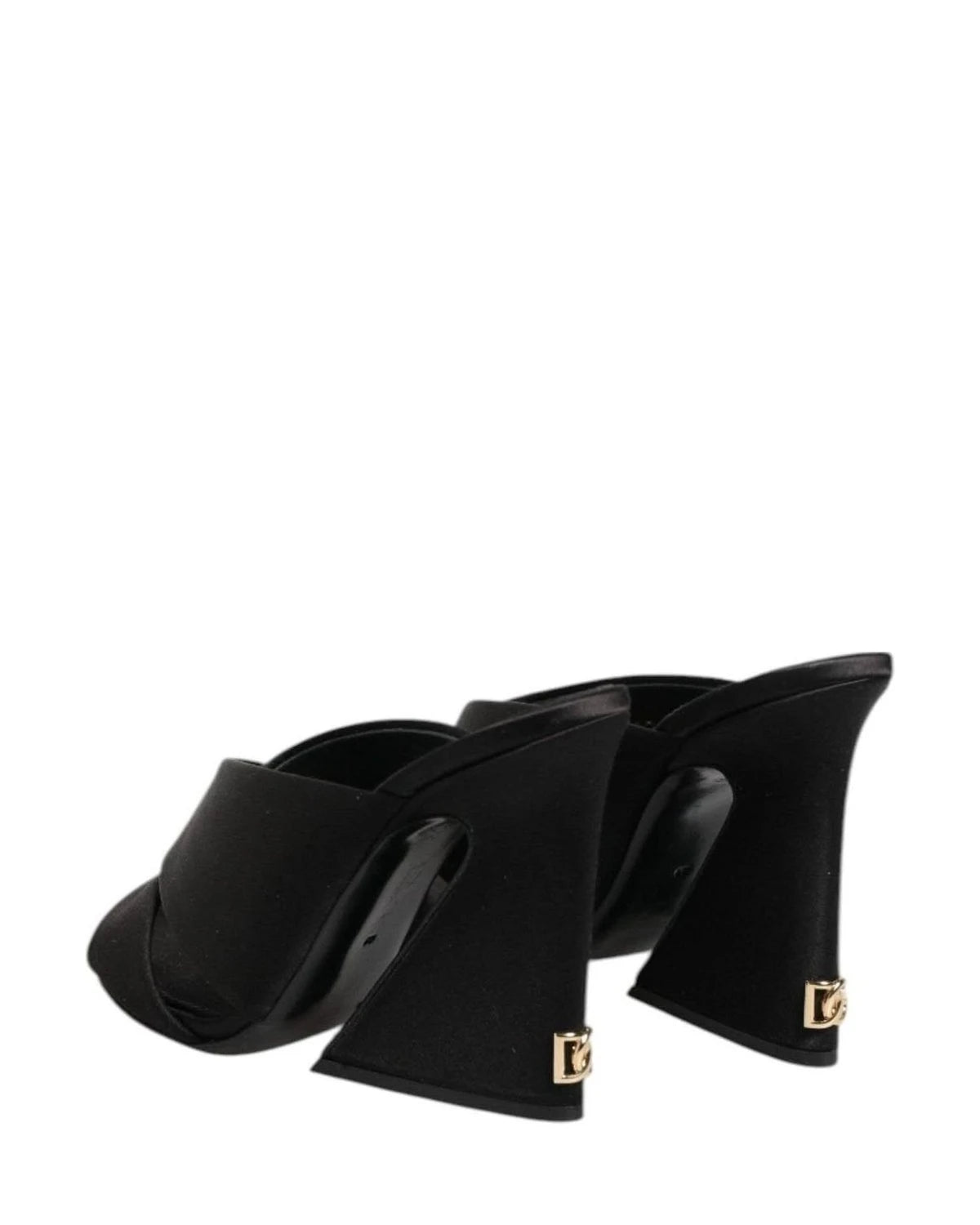 Dolce & Gabbana Black Keira Baroque High Heel Sandals Shoes Heels