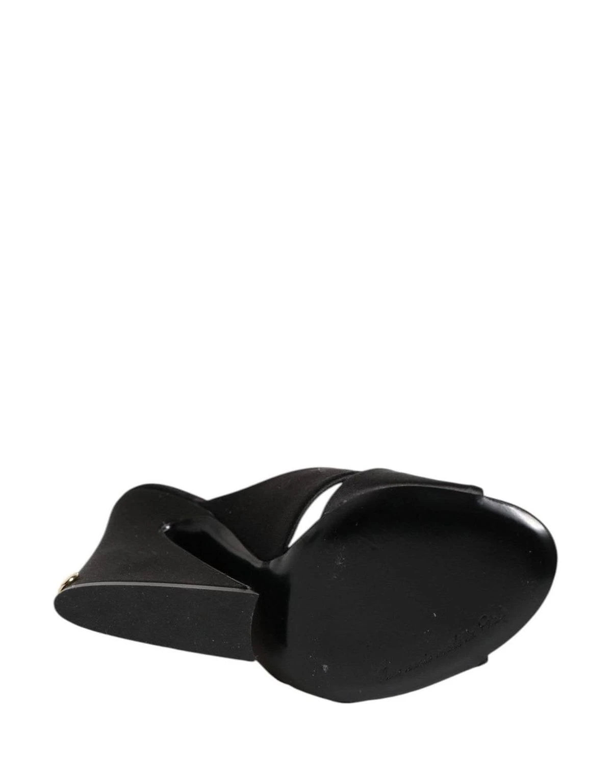 Dolce & Gabbana Black Keira Baroque High Heel Sandals Shoes Heels