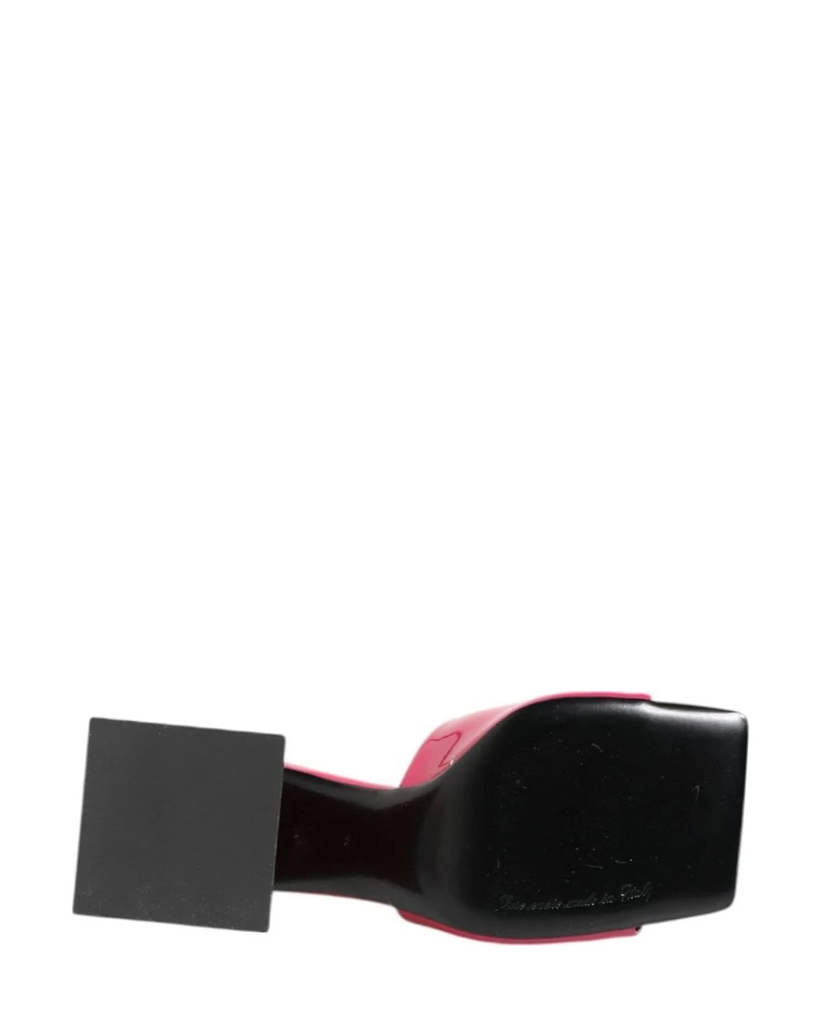 Dolce & Gabbana Pink Open Toe Block Heel Mules Sandals Shoes Heels