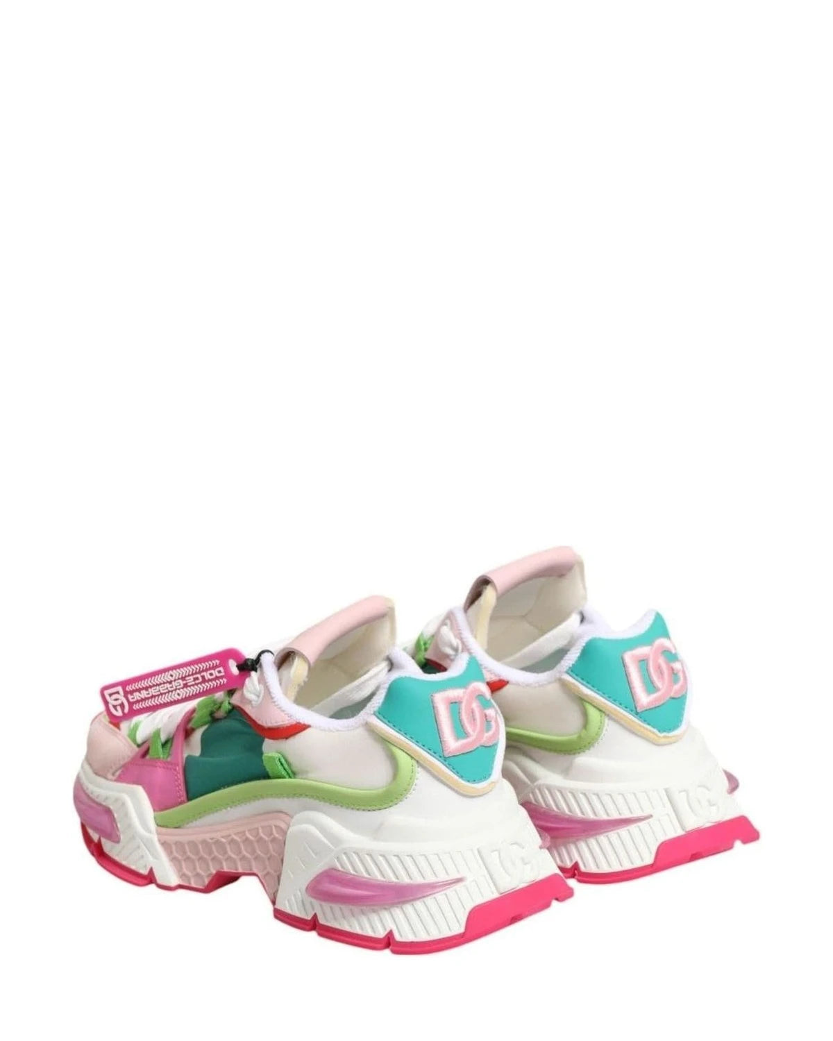 Dolce & Gabbana Multicolor Leather Airmaster Low Top Sneaker Shoes Sneakers