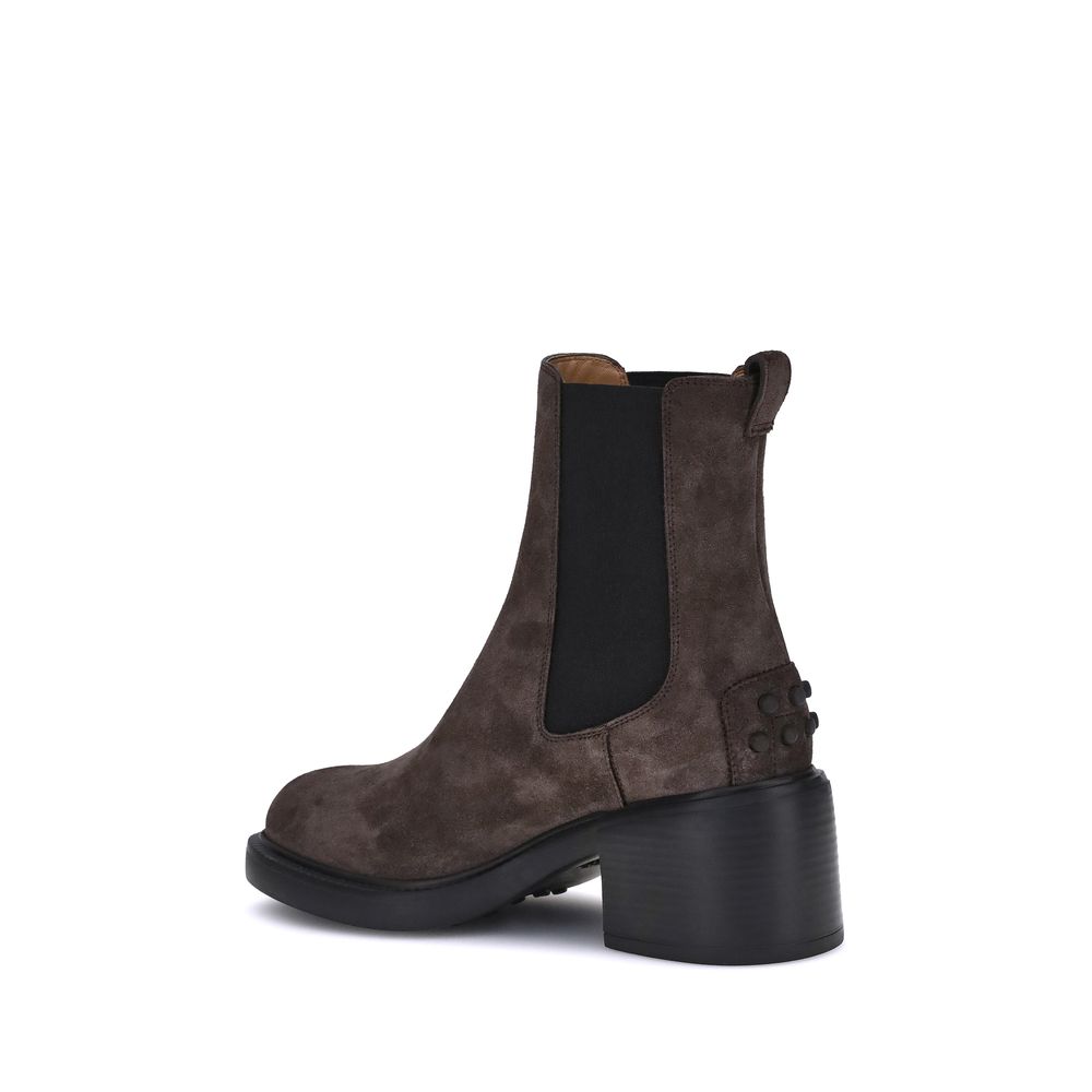 Tod’S Suede Ankle Boots Glam Steals