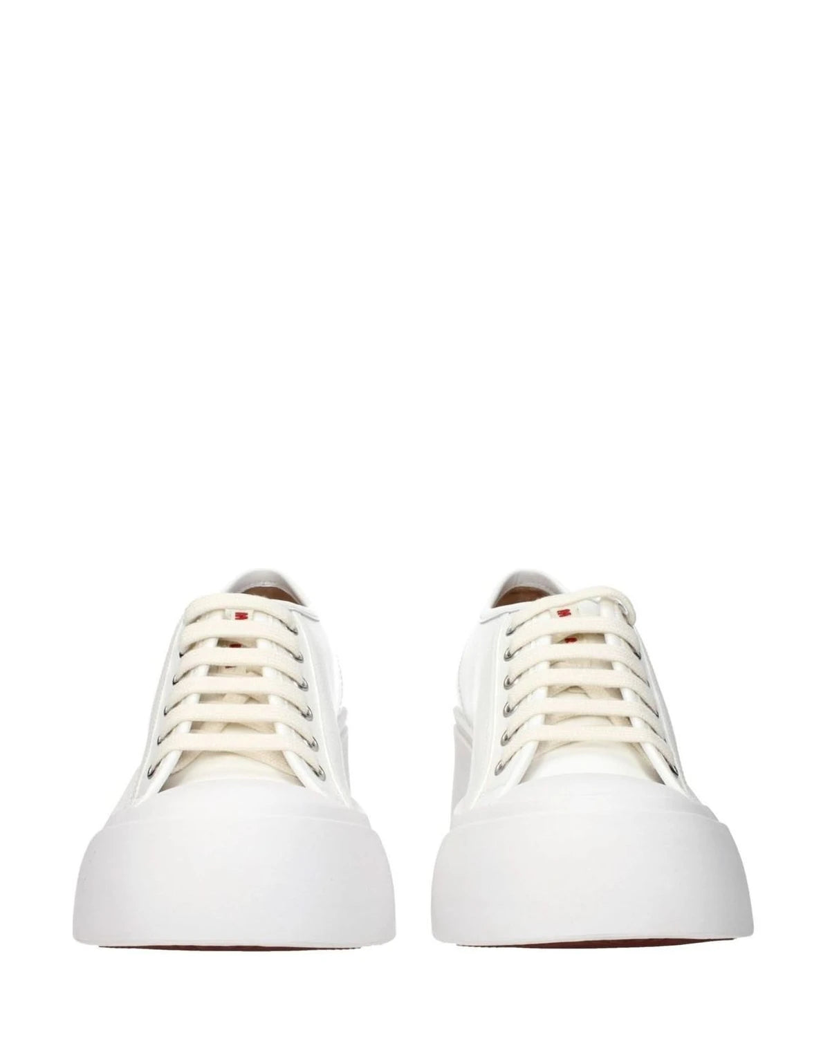 Marnie Leather White Marni Platform Sneakers Sneakers