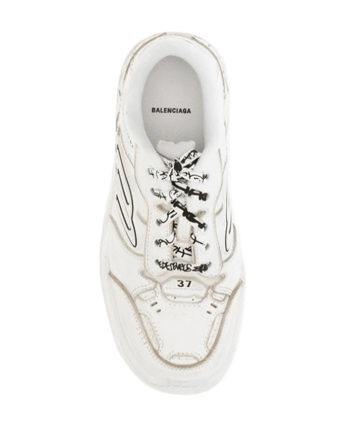 Balenciaga Hamptons Worn-Out Sneakers Sneakers