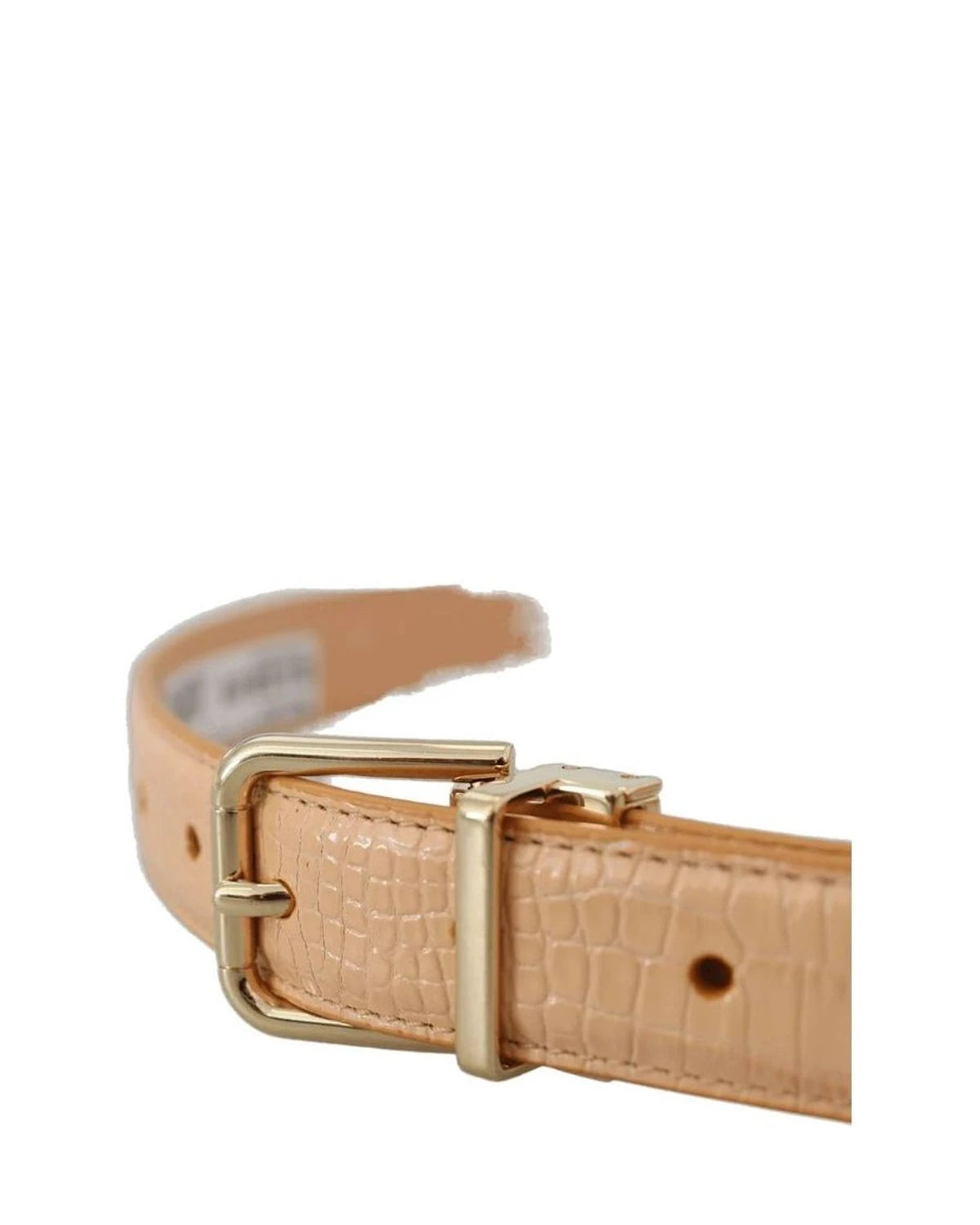 Dolce & Gabbana Belts in beige, Leather — view 6
