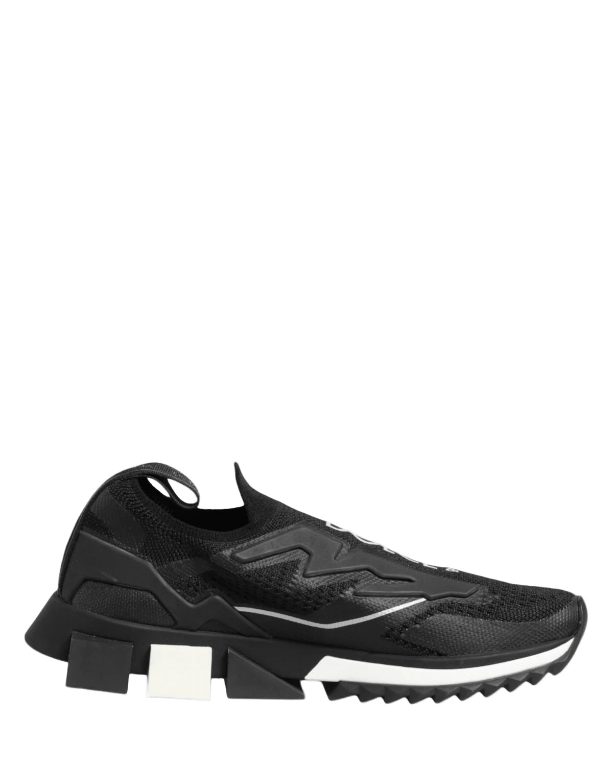 Dolce & Gabbana Black Sorrento Sport Stretch Sneakers Shoes Sneakers