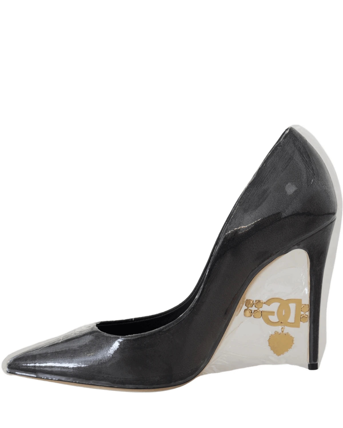 Dolce & Gabbana Black Leather Heels Heels