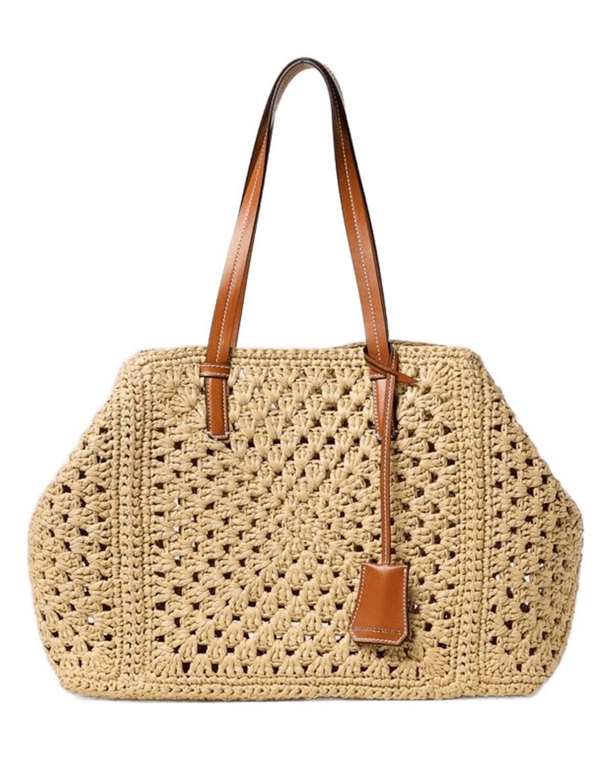 Ermanno Scervino Beige Leather Handbag Handbags