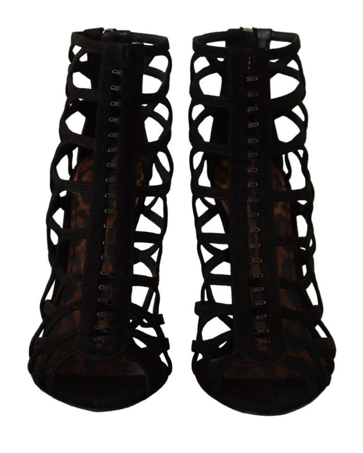 Dolce & Gabbana Black Suede Stiletto Heels Heels