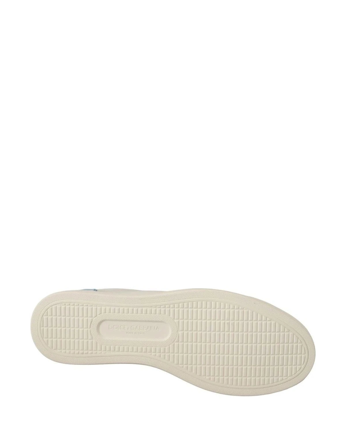 Dolce & Gabbana White Leather Low Top Sneakers Sneakers