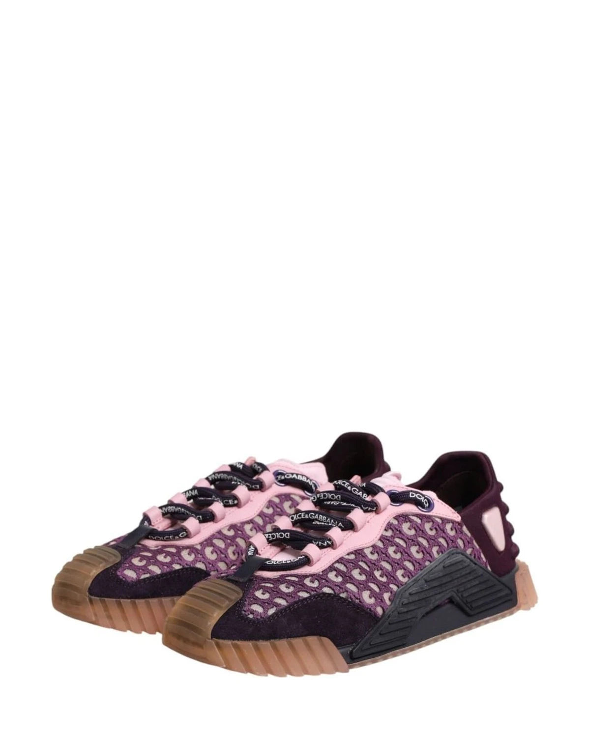 Dolce & Gabbana Multicolor Logo Low Top Ns1 Sneakers Shoes Sneakers