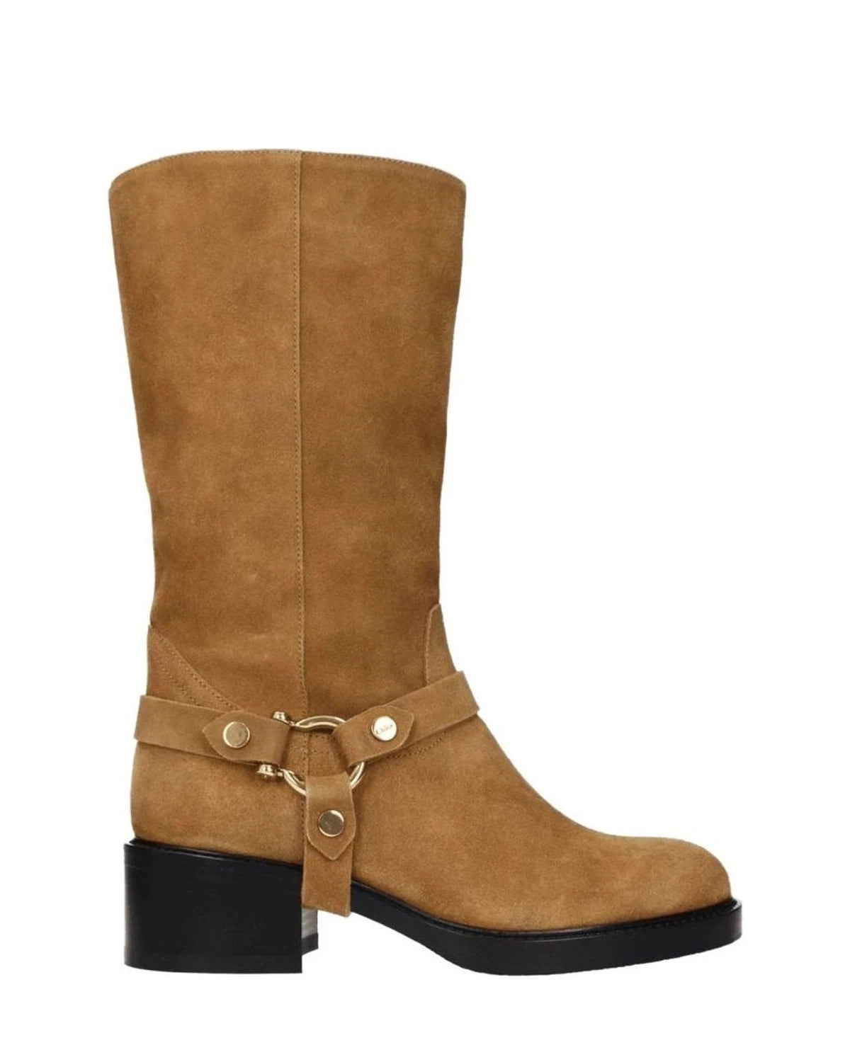 Chloé Brown Leather Ankle Boots Glam Steals