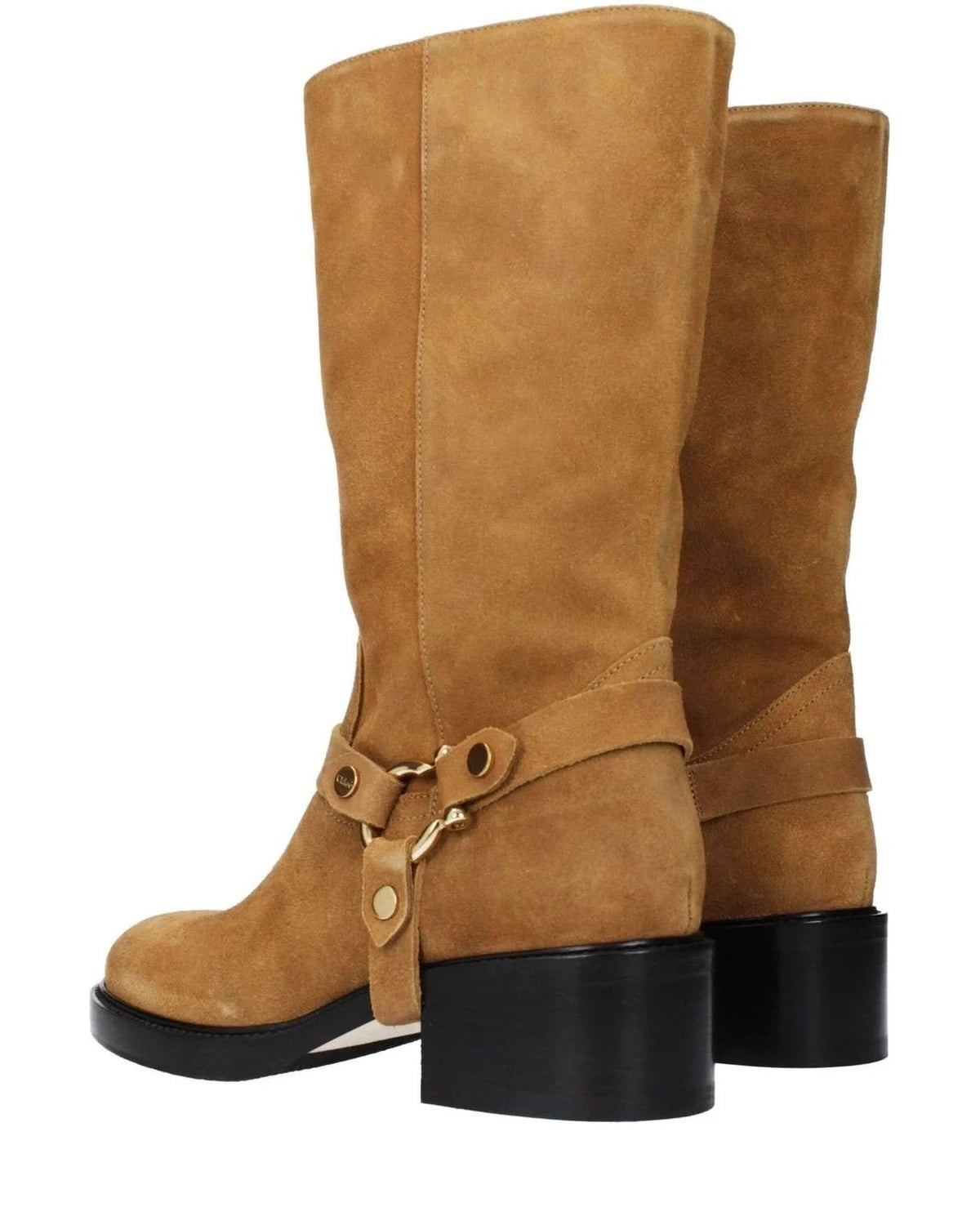 Chloé Brown Leather Ankle Boots Boots