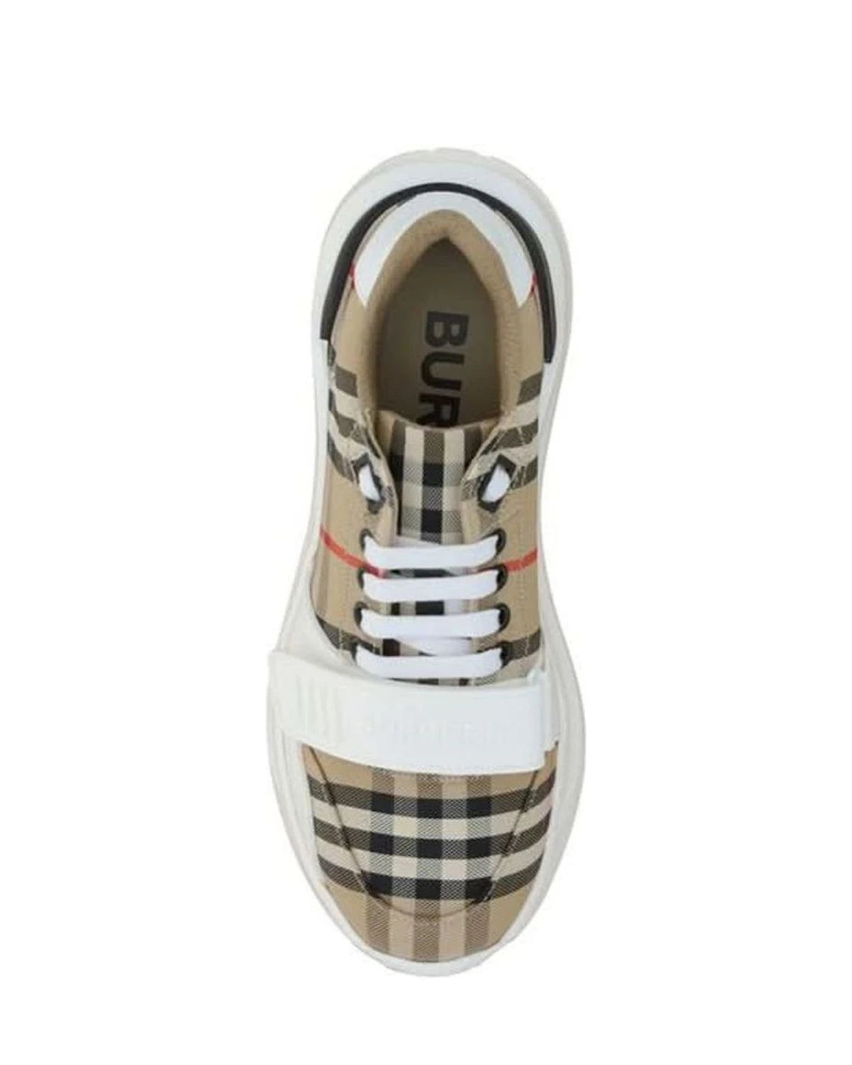 Burberry Beige Cotton Athletic Sneakers Sneakers