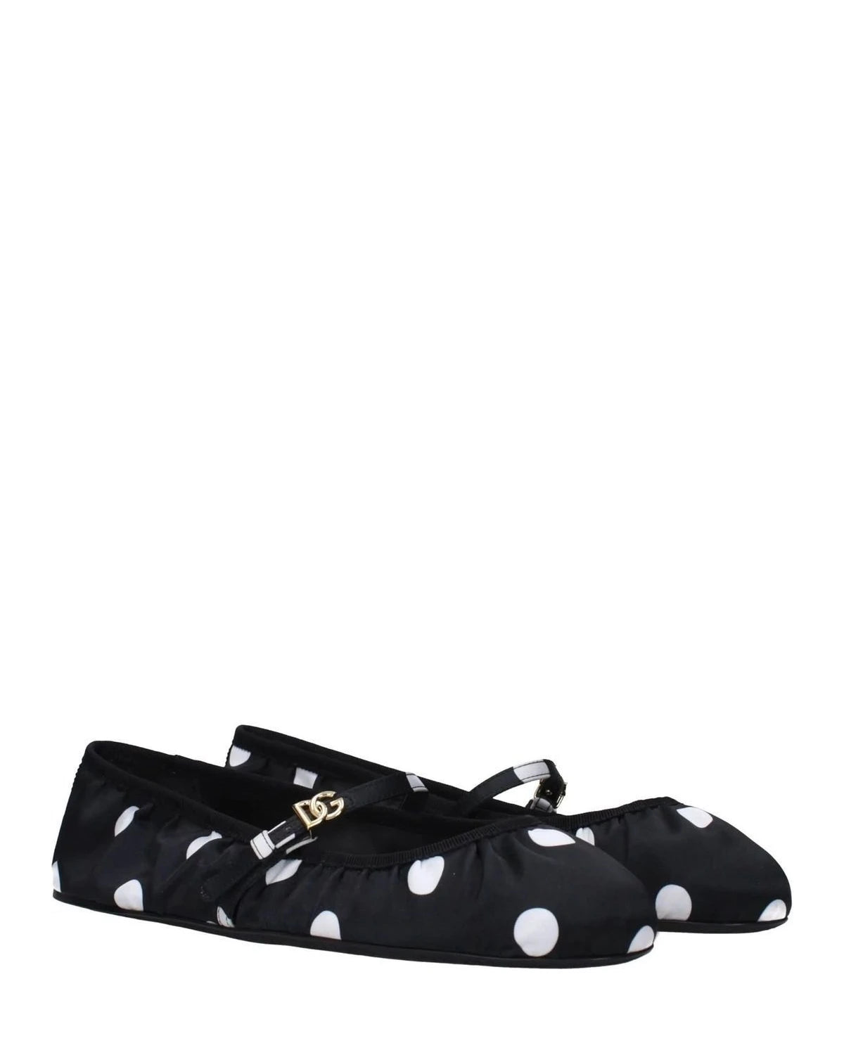 Dolce & Gabbana Black Ballet Flats Flats