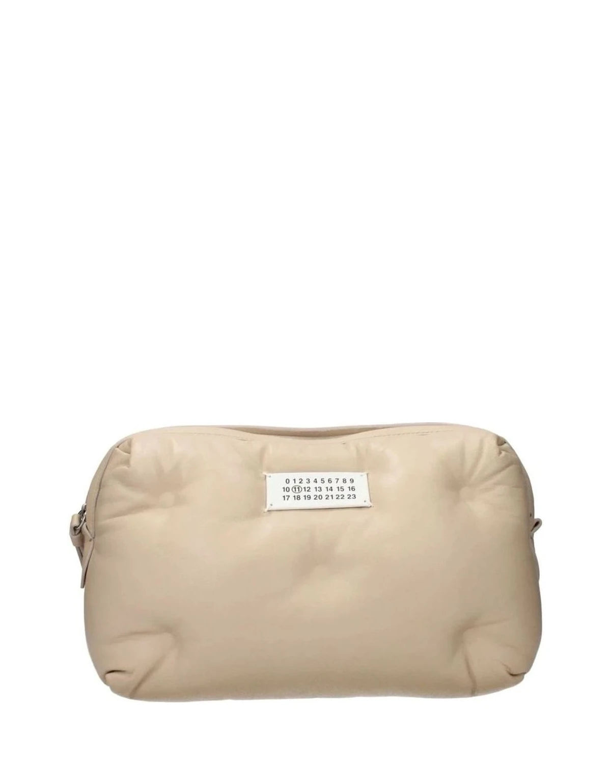 Maison Margiela Beige Leather Clutch Bag Clutch Bags