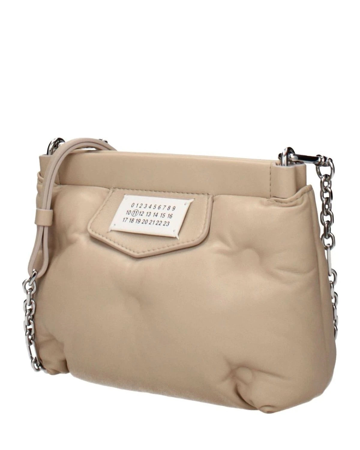 Maison Margiela Beige Leather Crossbody Bag Cross Body Bags