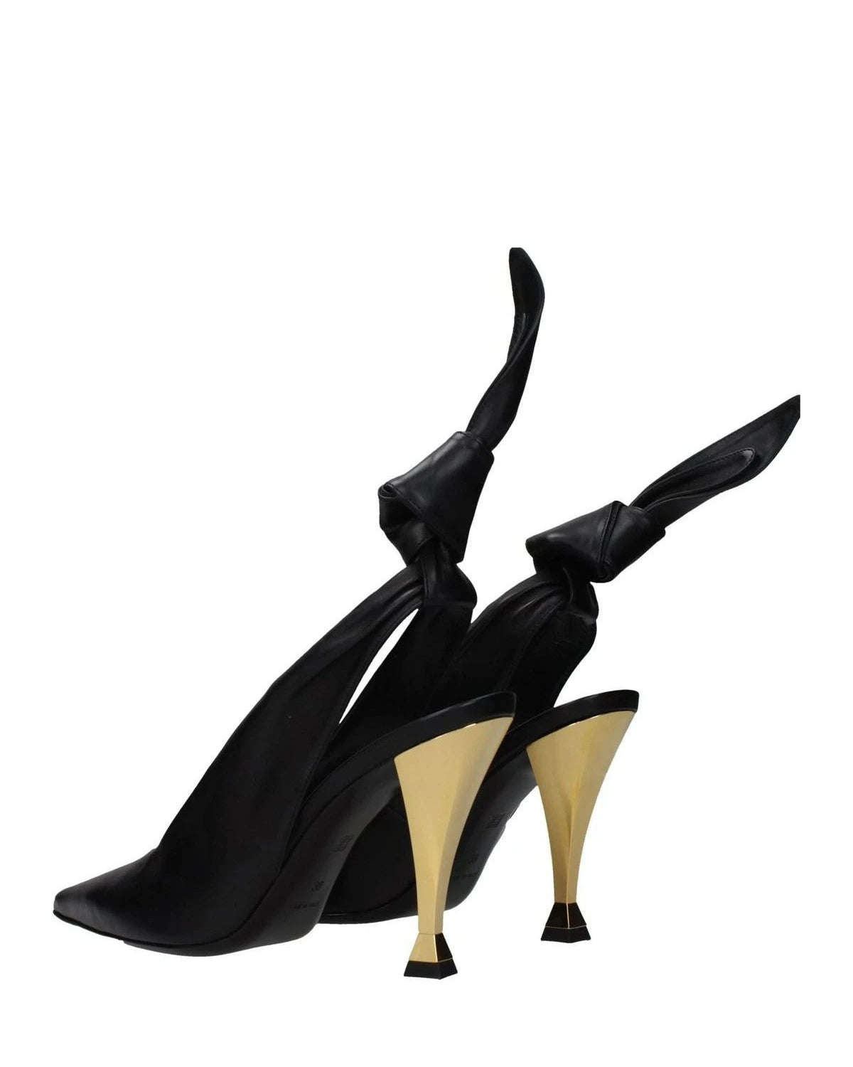Givenchy Black Leather High Heel Pumps Heels