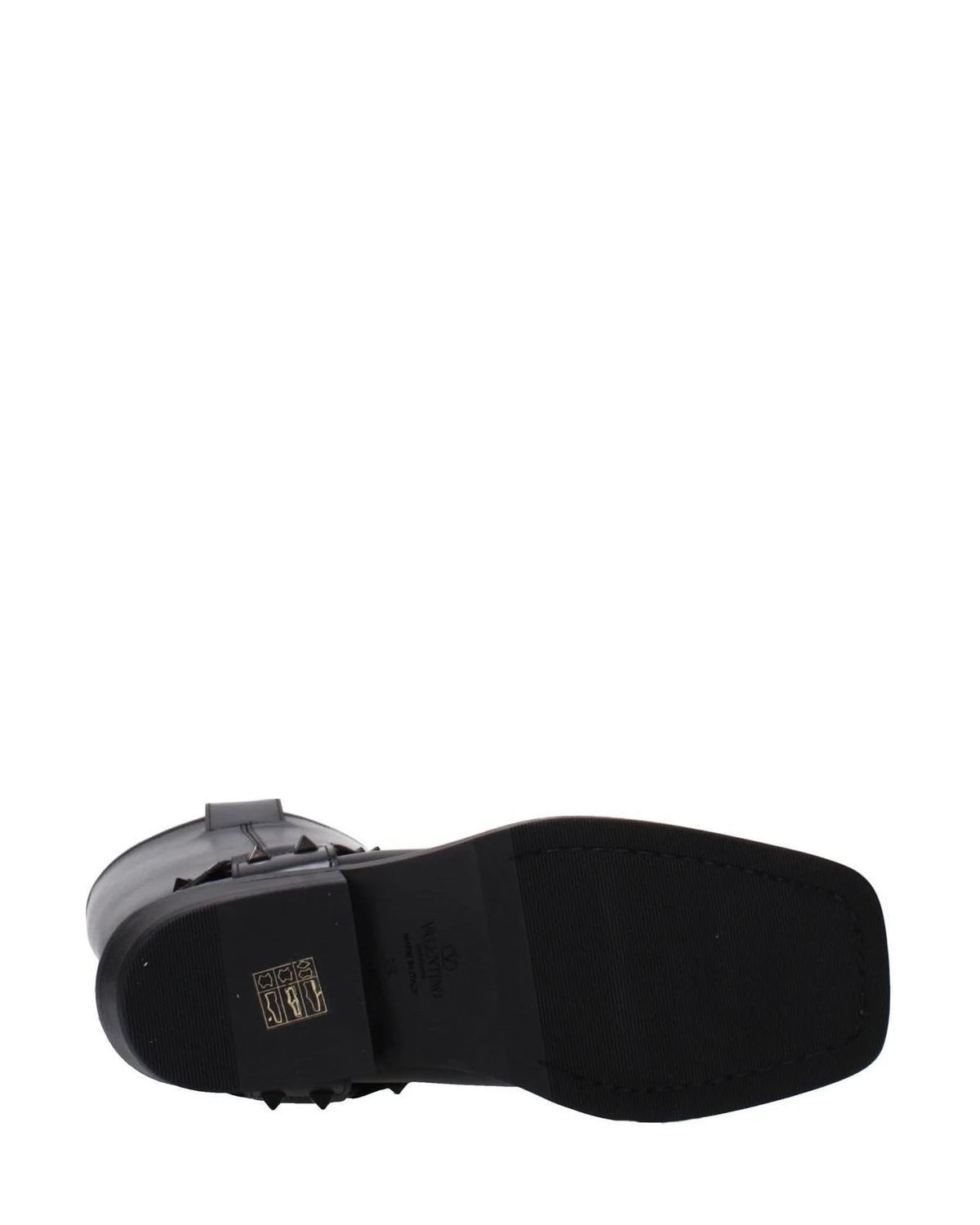 Valentino Garavani Black Leather Boots Boots