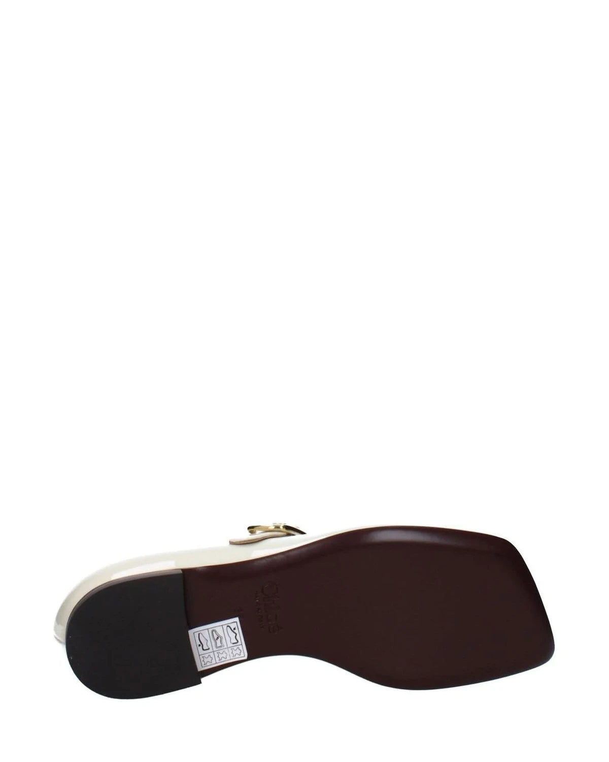 Chloé Beige Leather Ballet Flats Flats