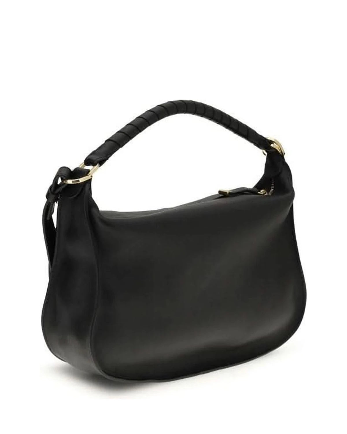 Chloé Black Calf Leather Bos Taurus Shoulder Bag Shoulder Bags