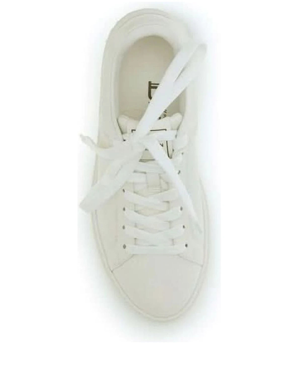 Balmain White Calf Leather Bos Taurus Low Top Sneakers Sneakers