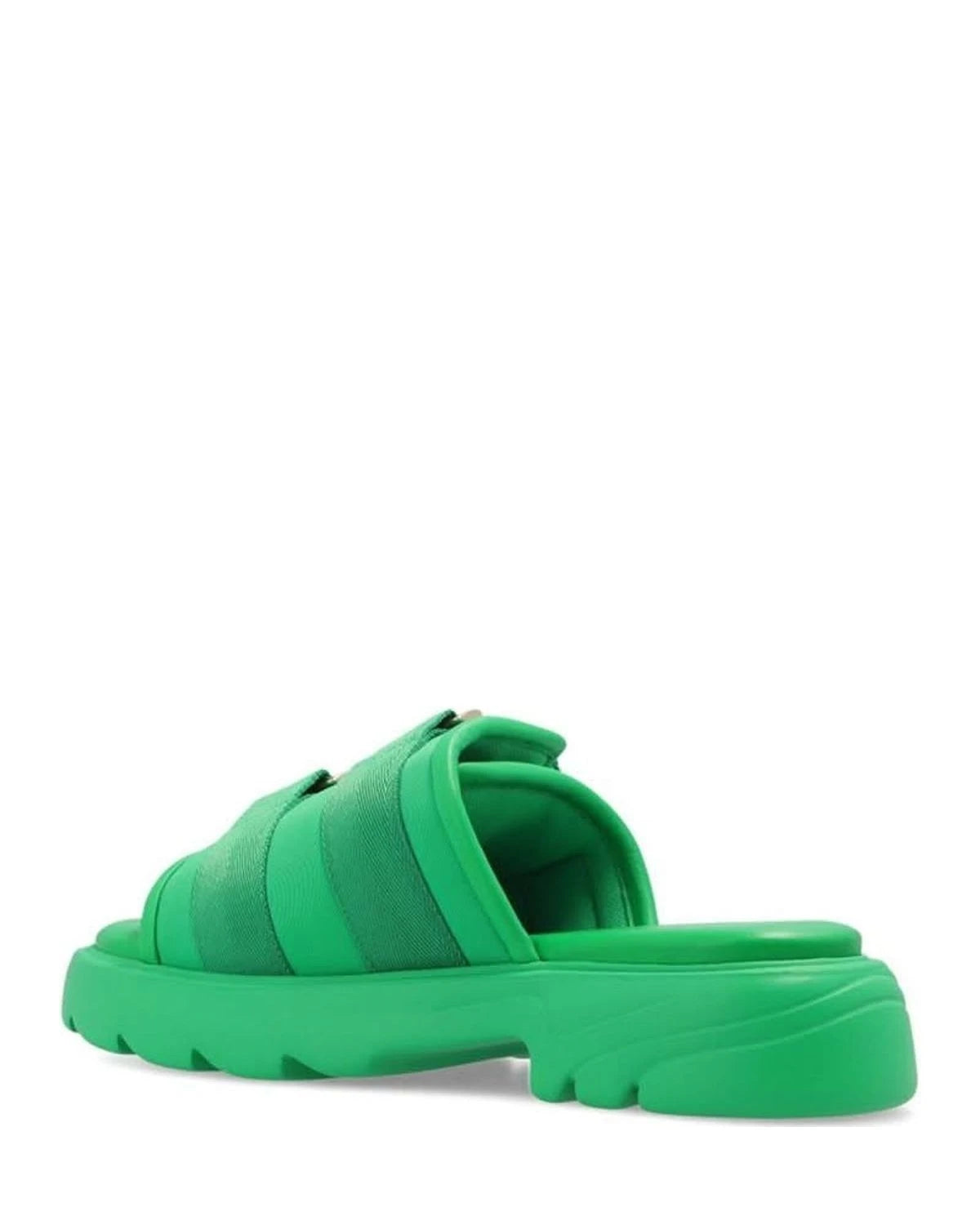 Bottega Veneta Nylon Slides Flats
