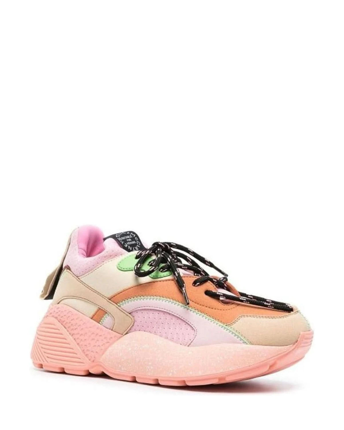 Stella Mccartney Orange Polyethylene Chunky Sneakers Sneakers